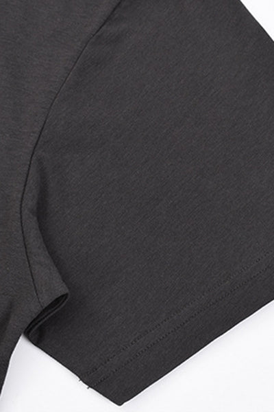 Men's Summer Casual Cotton Drop-Shoulder Loose-Fit T-Shirt