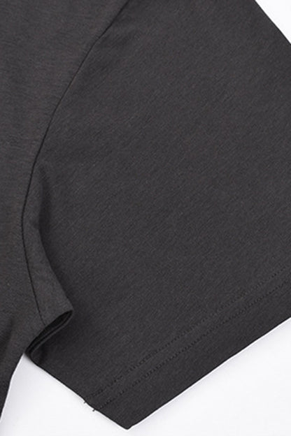 Men's Summer Casual Cotton Drop-Shoulder Loose-Fit T-Shirt