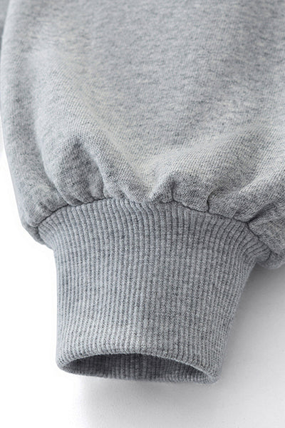 Women's Fall Winter Half-Zip Cropped Drawstring Sweatshirt
