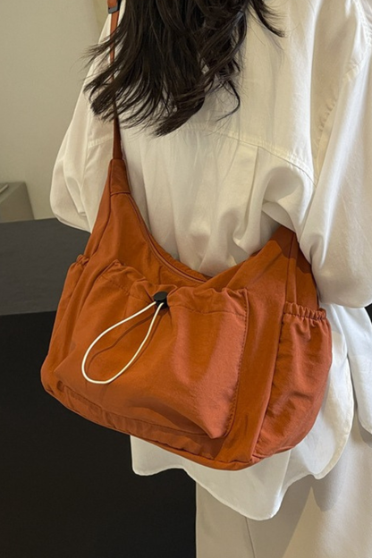 Women All Season Large Multi Pocket Hobo Crossbody Bag