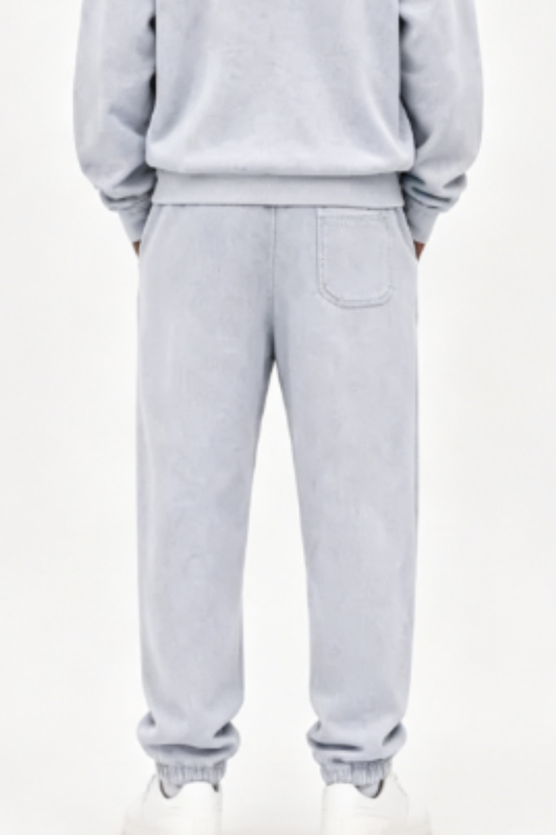 Men Fall 400G Washed Vintage Relaxed Sweatpants