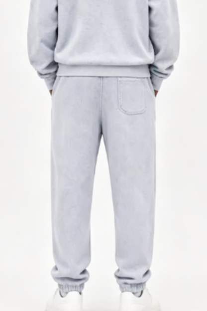 Men Fall 400G Washed Vintage Relaxed Sweatpants