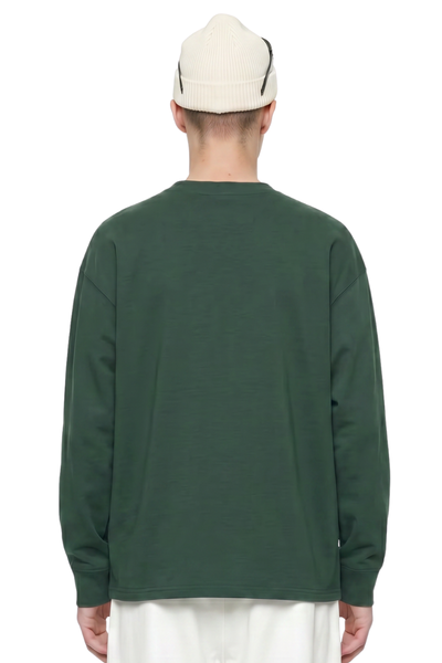 Men's 305g Heavy Cotton Loose Crewneck Long Sleeve Tee
