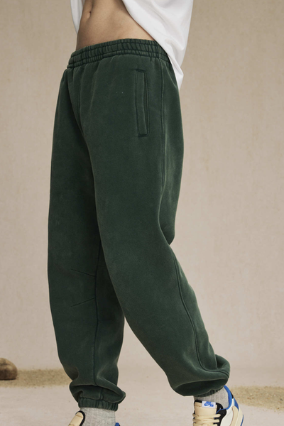 Men Fall Clothing Wax Washed Relaxed Jogger Pants