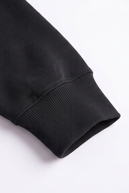 Unisex Fall Fleece Mock Neck Side Slit Sweatshirt