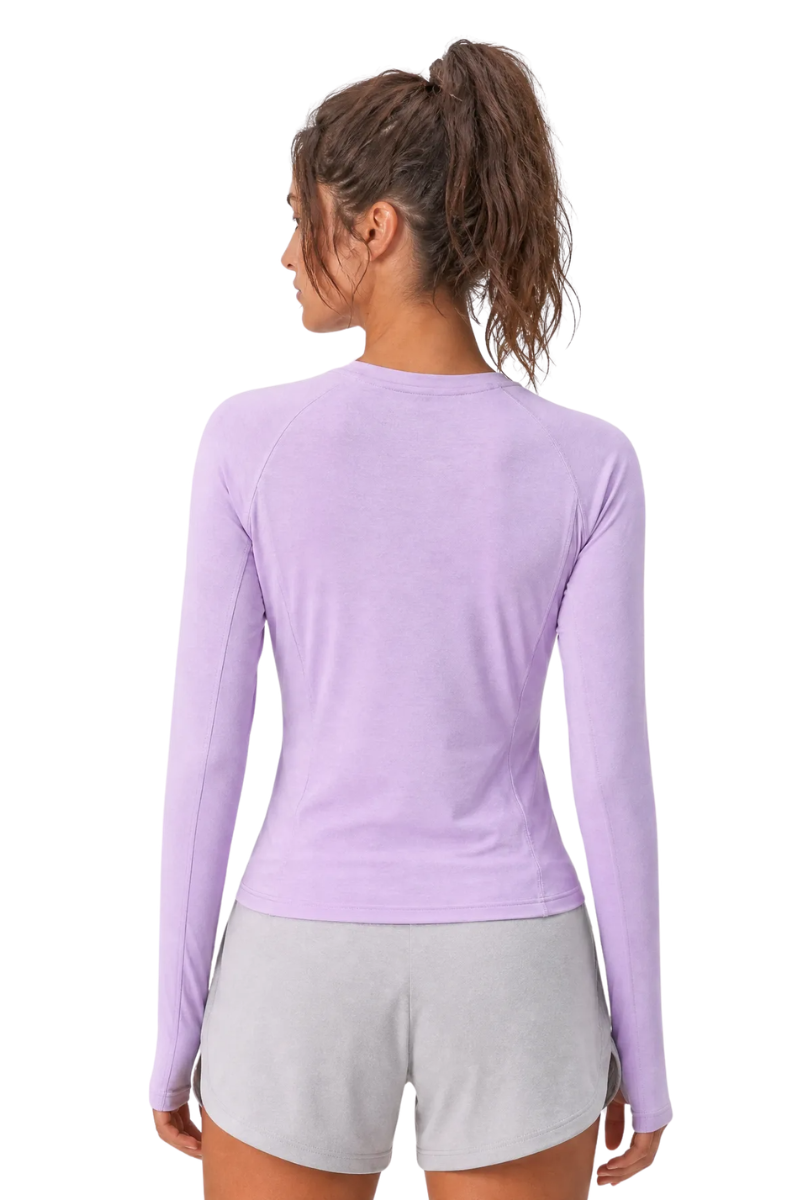 Women's Summer Wool Long Sleeve Outdoor Anti-Odor Tee