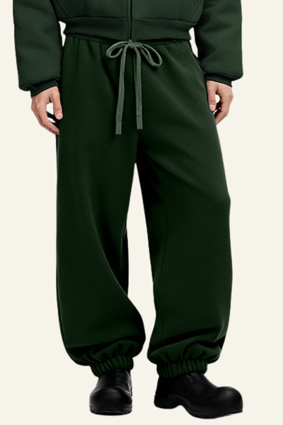 Men's Cotton Streetwear Drawstring Cuffed Sweatpants