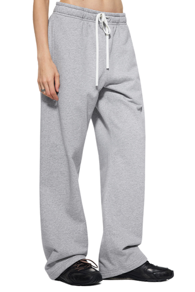 Unisex Summer 450g Elastic Drawstring Straight Pants