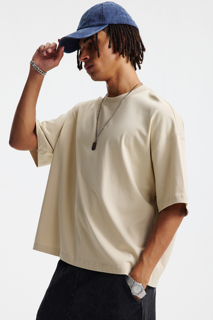 Men's Summer 275g Cotton Boxy Oversized Tee