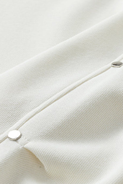 Men's Fall Winter Layered Snap-Button Crewneck Sweatshirt