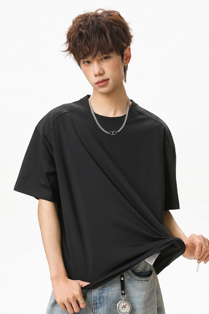 Men's Summer Cooling Lightweight Boxy Set-in Tee