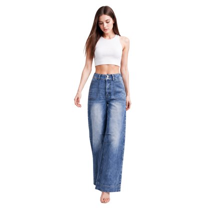 Women's High Waist Wide Leg Jeans