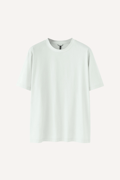 Unisex Spring Summer Polyester Solid Crewneck Quick Dry Tee