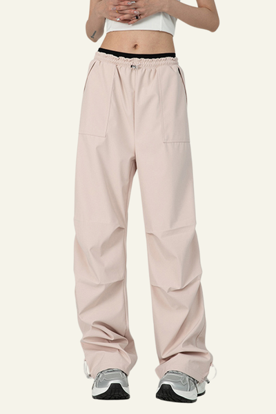 Women's Water-Resistant Pleated Fleece Lined Cargo Pants