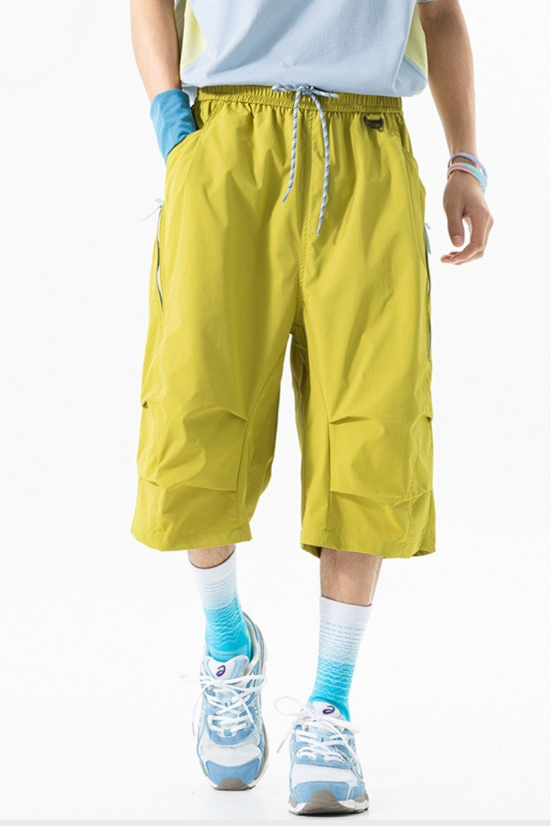 Men's Summer Hiking Quick Dry Breathable Cargo 7/8 Shorts