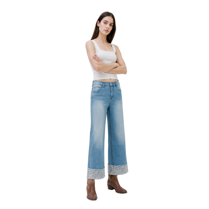 Women's High Waist Wide Leg Jeans