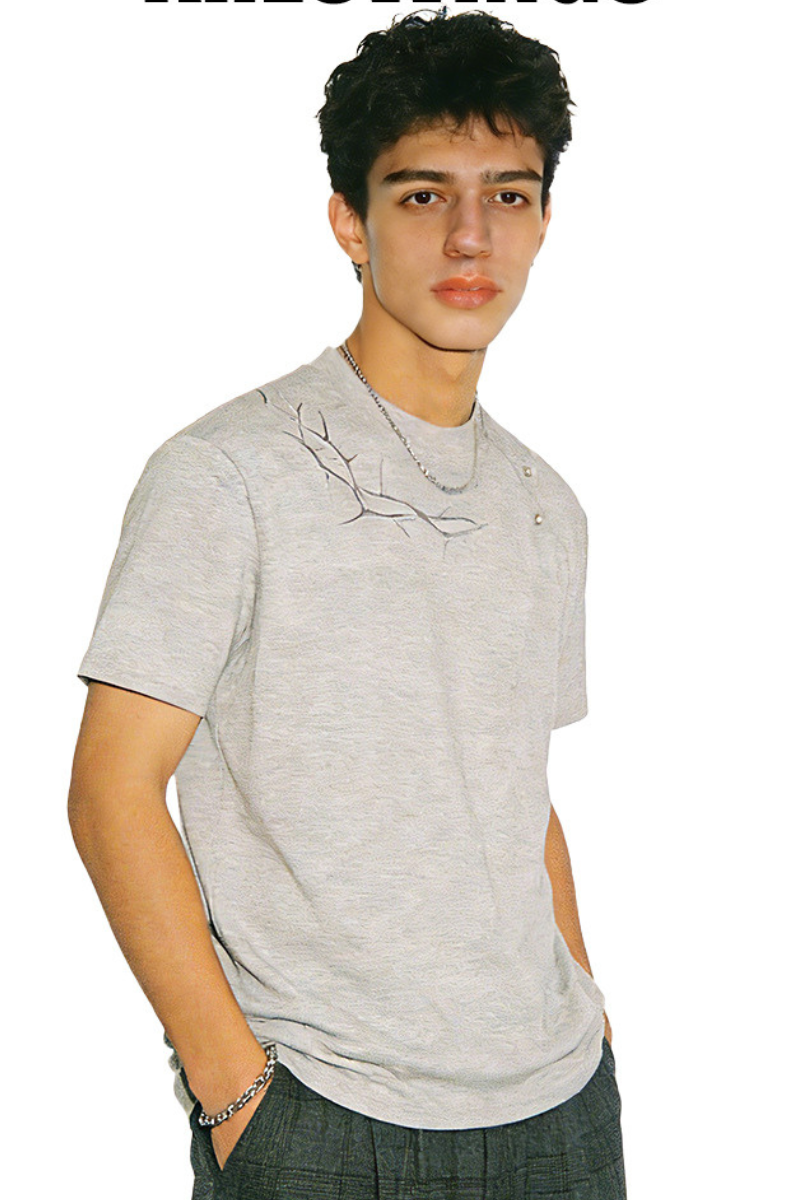 Men's Summer Cleanfit Lightning Emb Heavy Set-in Tee