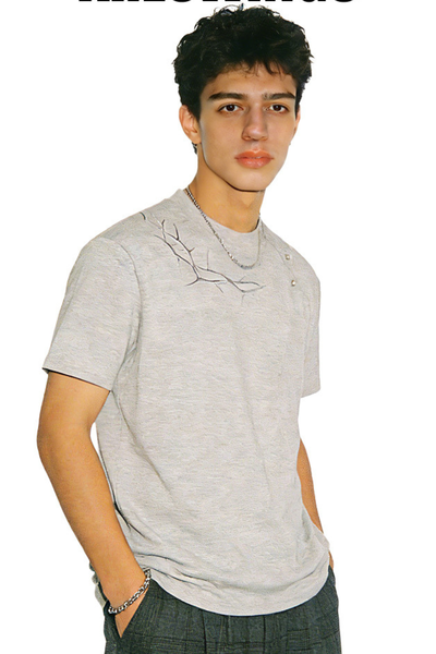 Men's Summer Cleanfit Lightning Emb Heavy Set-in Tee
