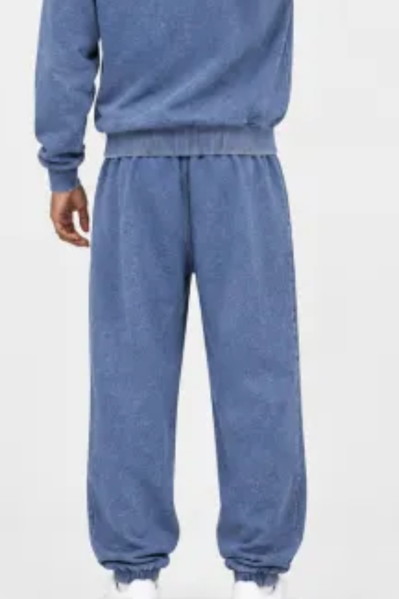 Men Fall Clothing 400G Washed Relaxed Cuff Jogger Pants