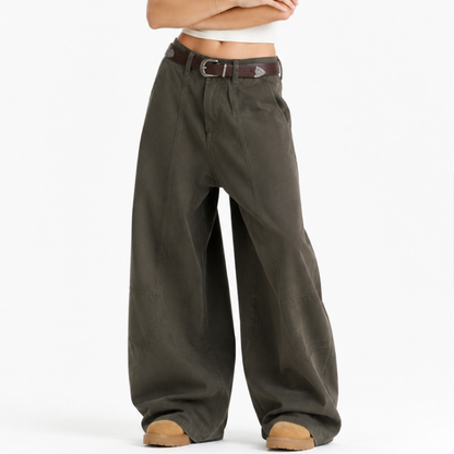 Women's High Waist Baggy Wide Leg Jeans