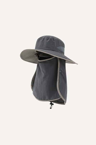 Unisex Summer UPF Sun Hat Neck Flap Fishing Hiking