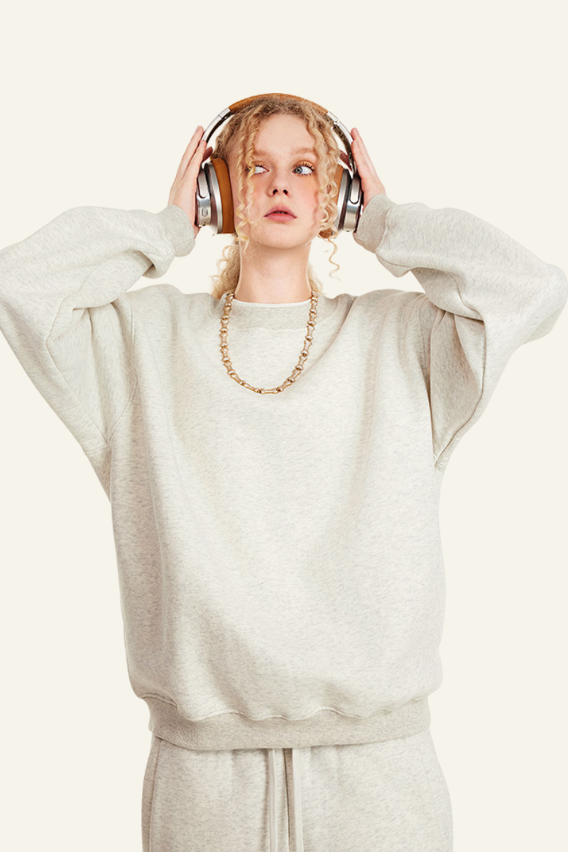 Women's  Streetwear Heavyweight  Pullover