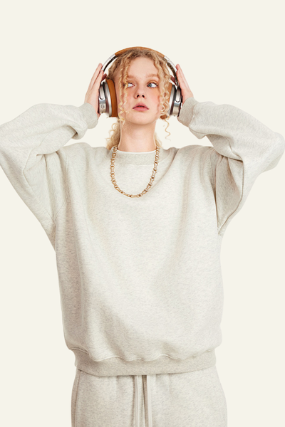 Women's  Streetwear Heavyweight  Pullover
