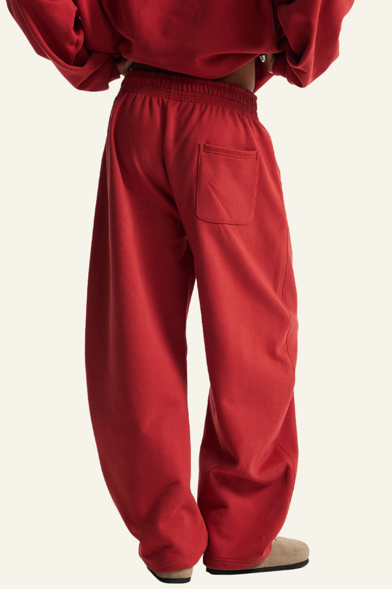 Unisex Fleece-lined Versatile Curved-blade Pants