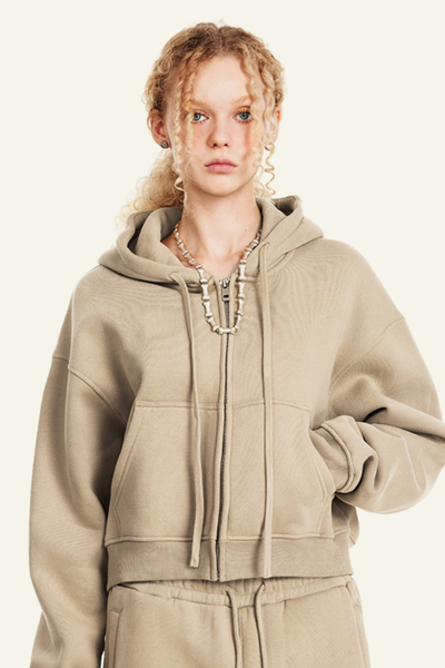 Women's Full Zipper Hooded Jacket