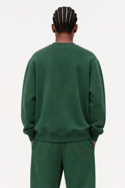 Men Fall 380gsm 100% Cotton Crew Neck Oversized Sweatshirt