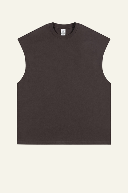 Men's Streetwear Heavyweight Cotton Sleeveless Top