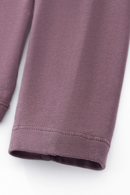 Women's Washed Raw Cut Patchwork Boxy Crewneck Sweatshirt