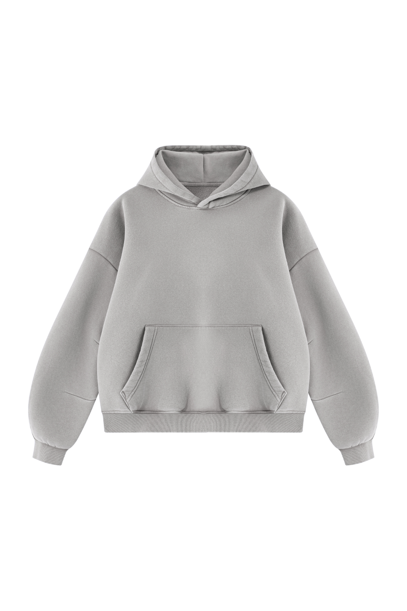 Unisex Fall Clothing Vintage Faded Curved Sleeve Hoodie