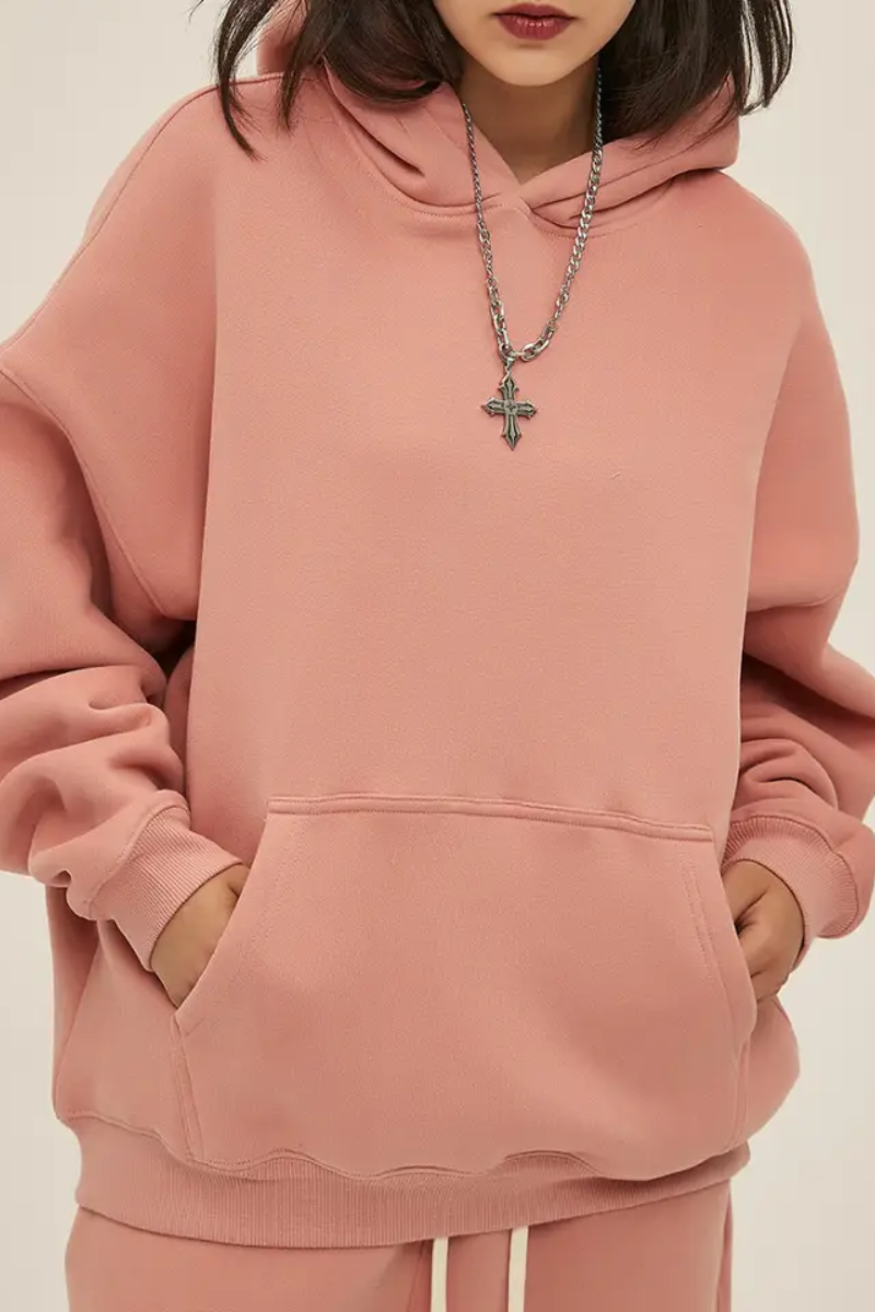 Men's 350G Heavyweight Large Pocket Hoodie Sweatshirts