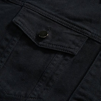 Unisex Spring Vintage Washed Denim Trucker Jacket