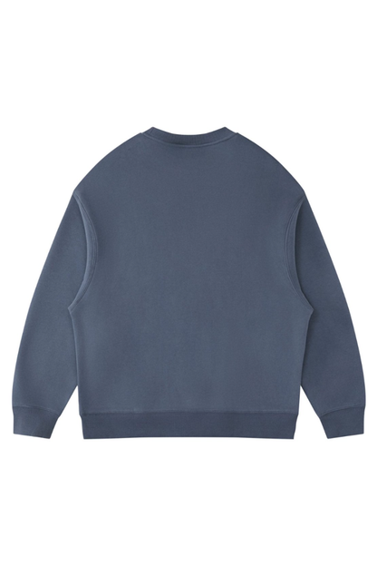 Women's Fall Winter Fleece-Lined Loose Crewneck Sweatshirt