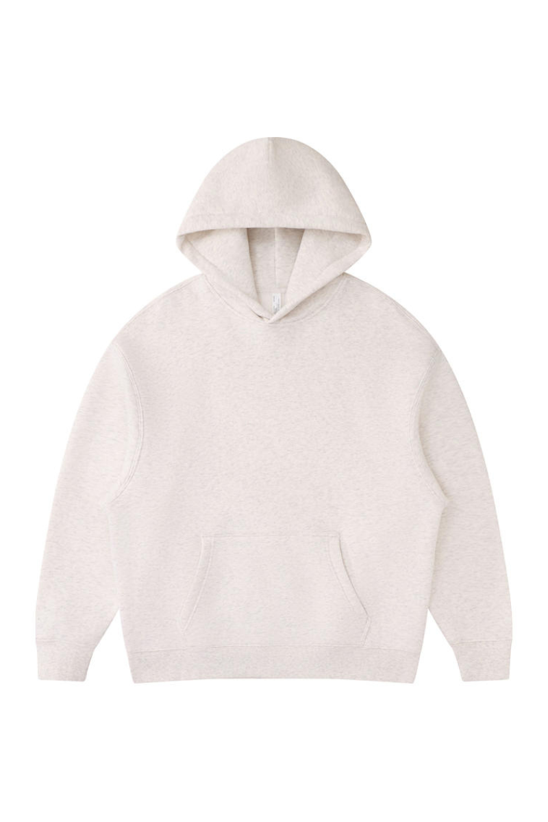 Women's Fall Winter Oversized Solid Kangaroo-Pocket Hoodie