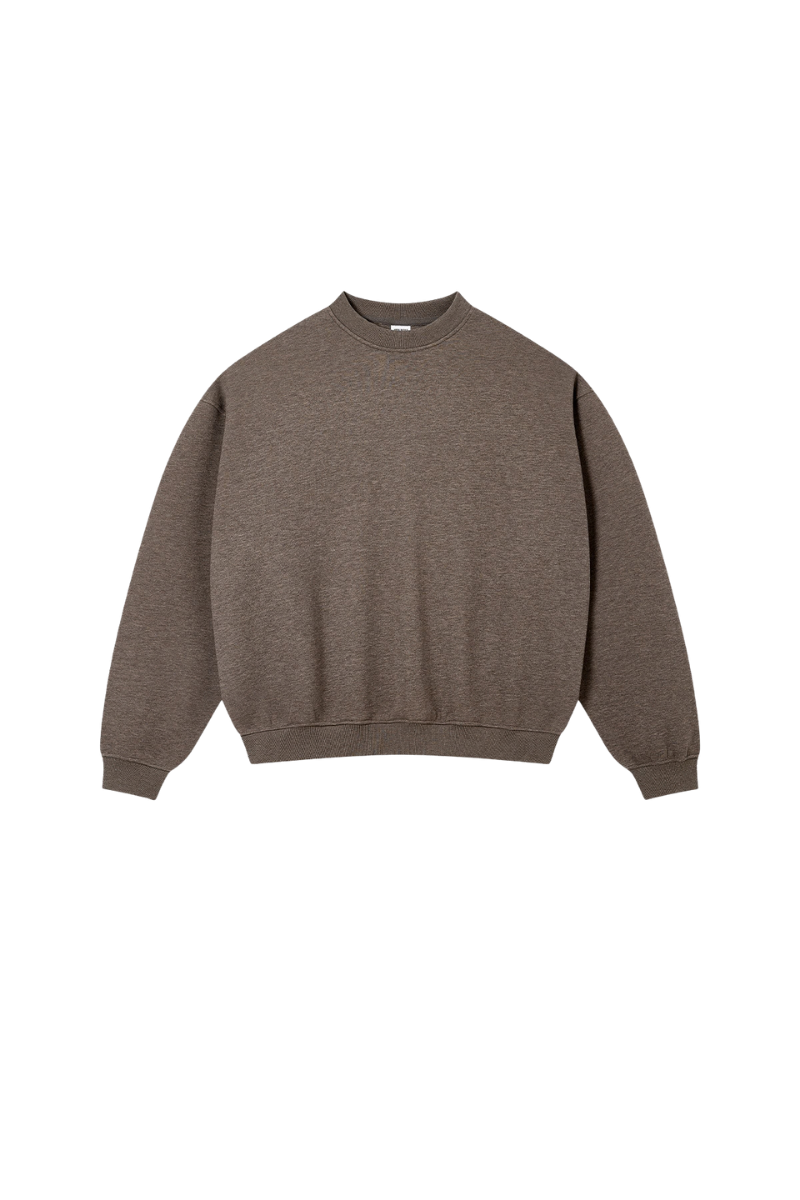 Unisex Fall Clothing 320G Heathered Crewneck Sweatshirt