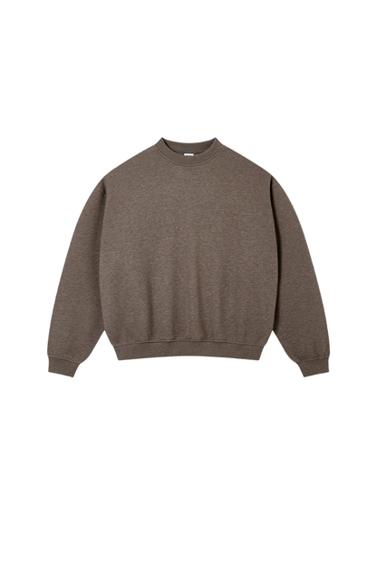 Unisex Fall Clothing 320G Heathered Crewneck Sweatshirt