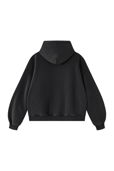 Unisex Fall Clothing Vintage Faded Curved Sleeve Hoodie
