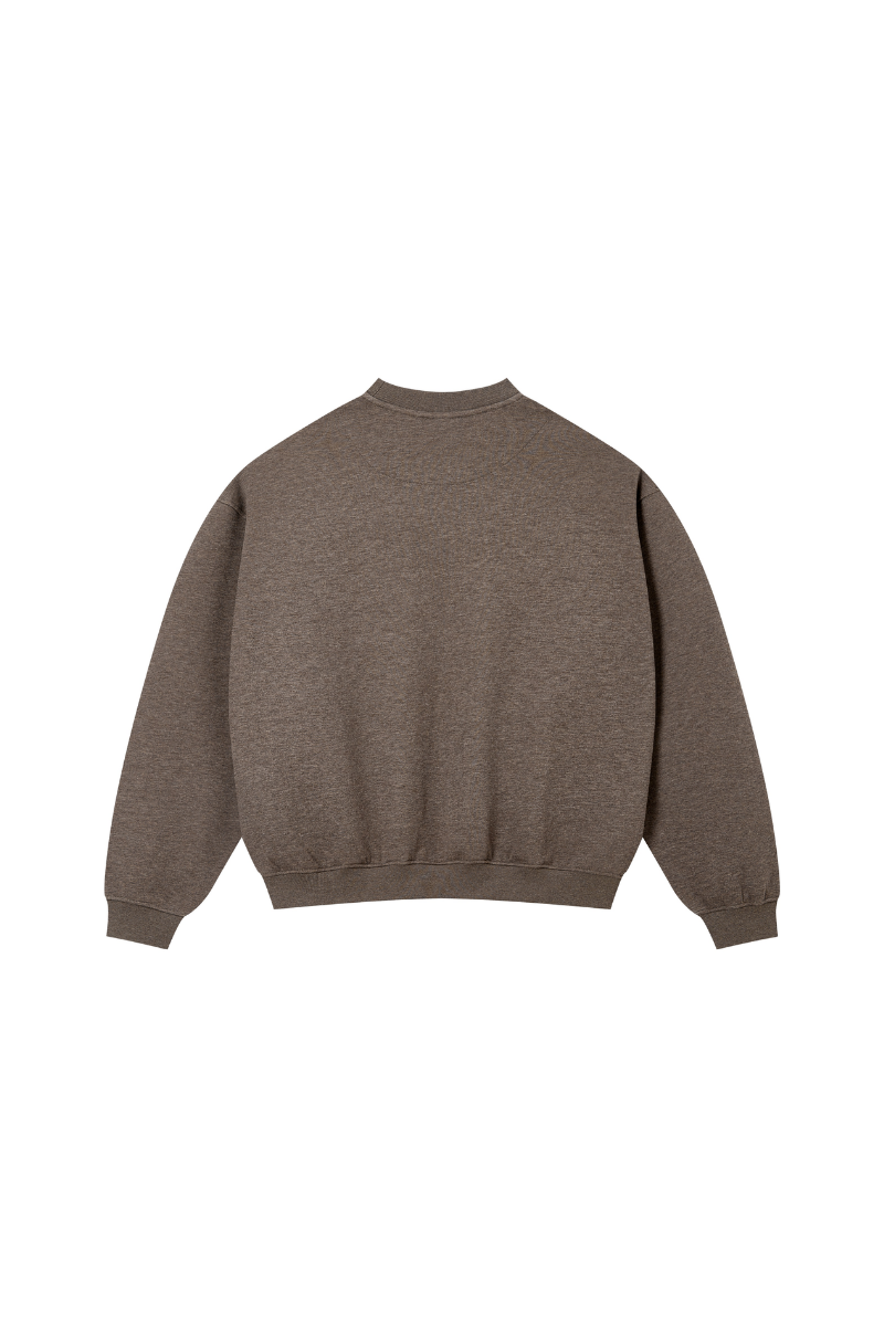 Unisex Fall Clothing 320G Heathered Crewneck Sweatshirt