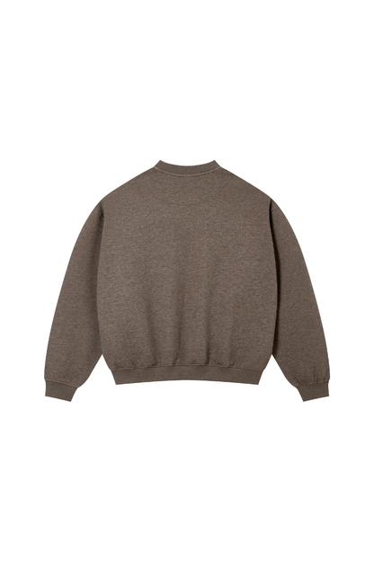 Unisex Fall Clothing 320G Heathered Crewneck Sweatshirt