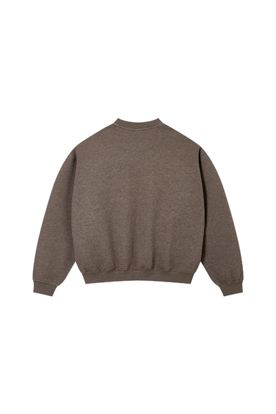 Women Fall Clothing Heathered Old Money Crewneck Sweatshirt