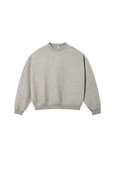 Men Fall Clothing 320G Heathered Crewneck Sweatshirt