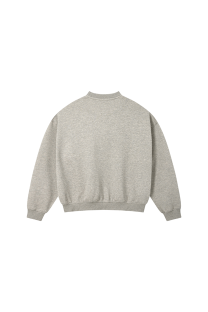 Unisex Fall Clothing 320G Heathered Crewneck Sweatshirt