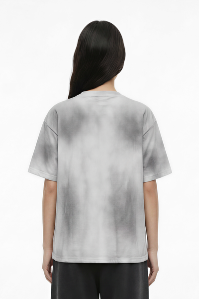 Women's Cotton Streetwear Washed Distressed T-shirt