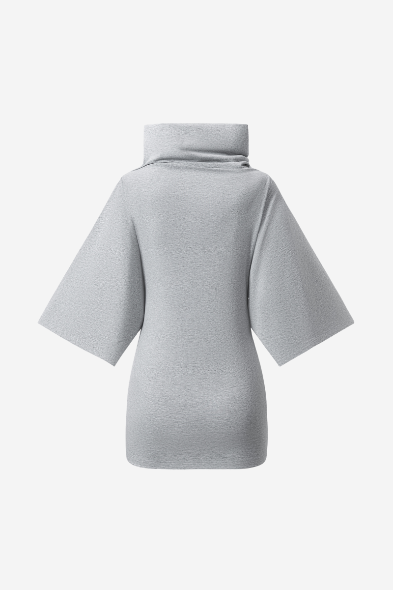 Women's Wasteland Cowl Neck Bell 3/4 Sleeve Bodycon Dress