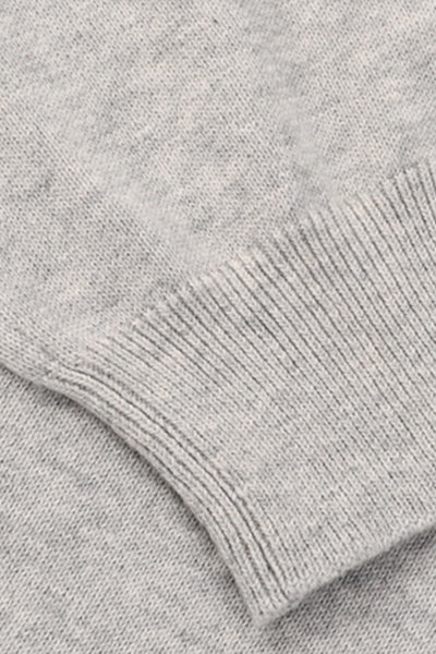 Unisex Fall Clothing 420G Cropped Polo Collar Knit Sweater