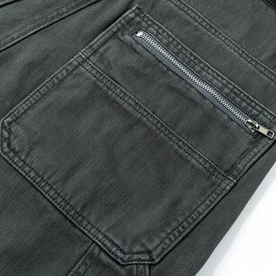 Men's Spring Multi-Pocket Cargo Wide-Leg Pants