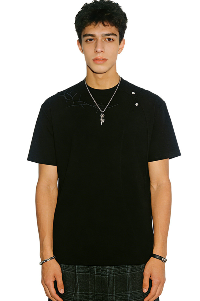 Men's Summer Cleanfit Lightning Emb Heavy Set-in Tee